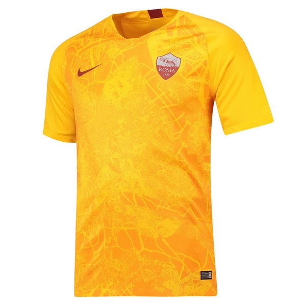 Maillot Football AS Roma Third 2018-19 Jaune